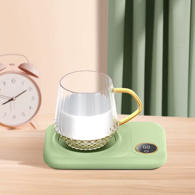 2025 Christmas Gift Mug Warmer Pad Smart USB Coffee Mug Warmer Tea Milk Cup Heater with 3 Temperature Settings