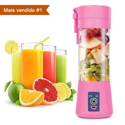 300Ml Personal USB Juicer Cup Portable Juicer Blender Household Fruit Mixer Six Blades Rechargeable Fruit Mixing Machine